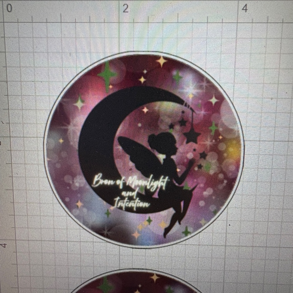 Born of Moonlight and Intentions Sticker